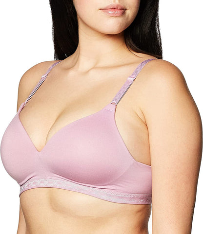 Warner'S Women'S Cloud 9 Super Soft Wireless Lightly Lined Comfort Bra Lavender Rose / 38B