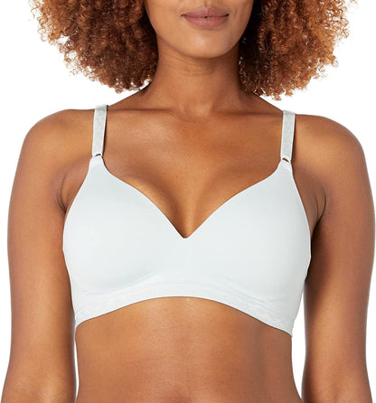 Warner'S Women'S Cloud 9 Super Soft Wireless Lightly Lined Comfort Bra 1269 Misty Blue / 38B