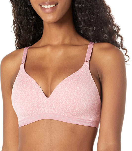 Warner'S Women'S Cloud 9 Super Soft Wireless Lightly Lined Comfort Bra 1269 Foxglove Baby Animal Print / 36B
