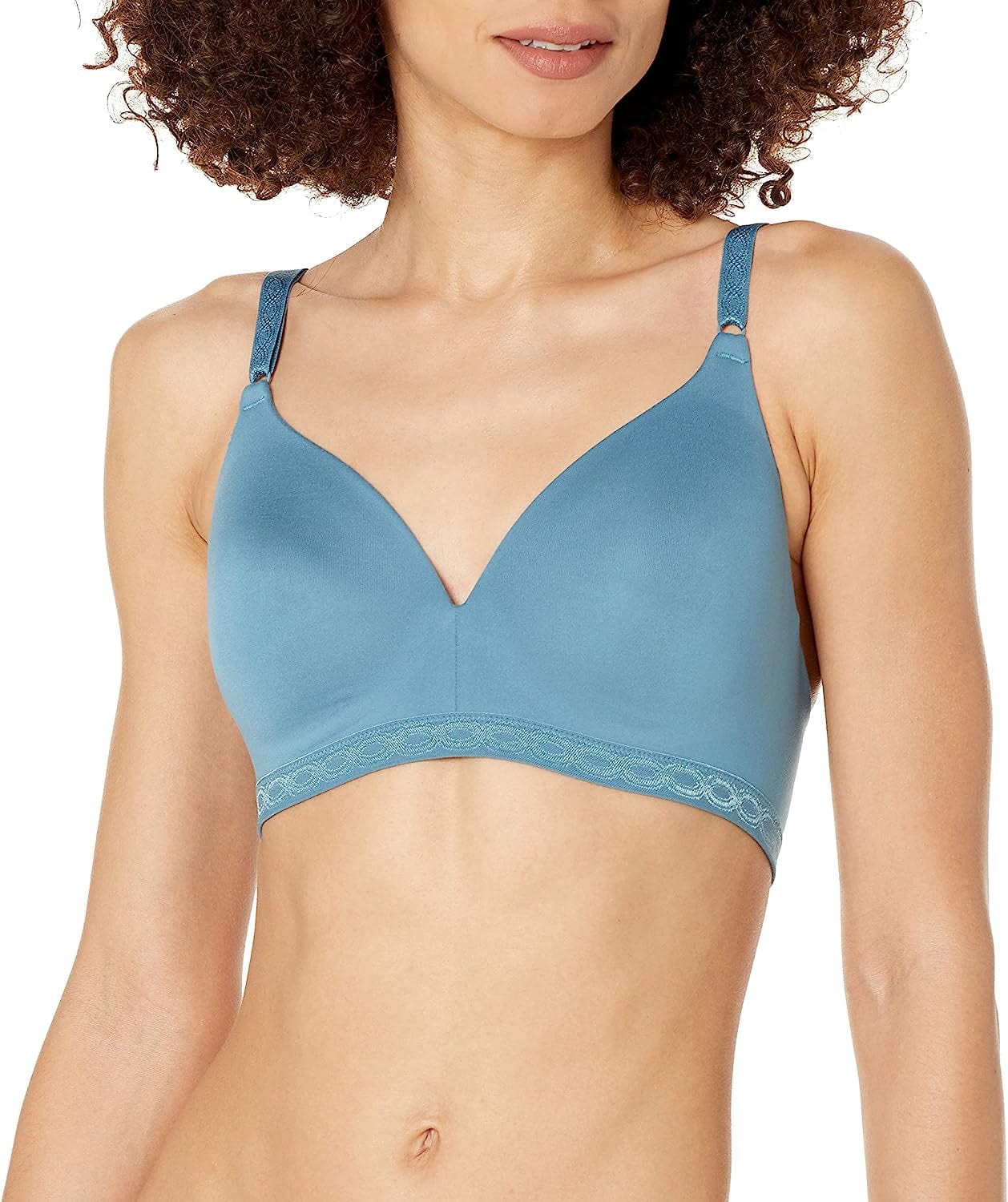 Warner'S Women'S Cloud 9 Super Soft Wireless Lightly Lined Comfort Bra 1269 Aegean Blue / 36D