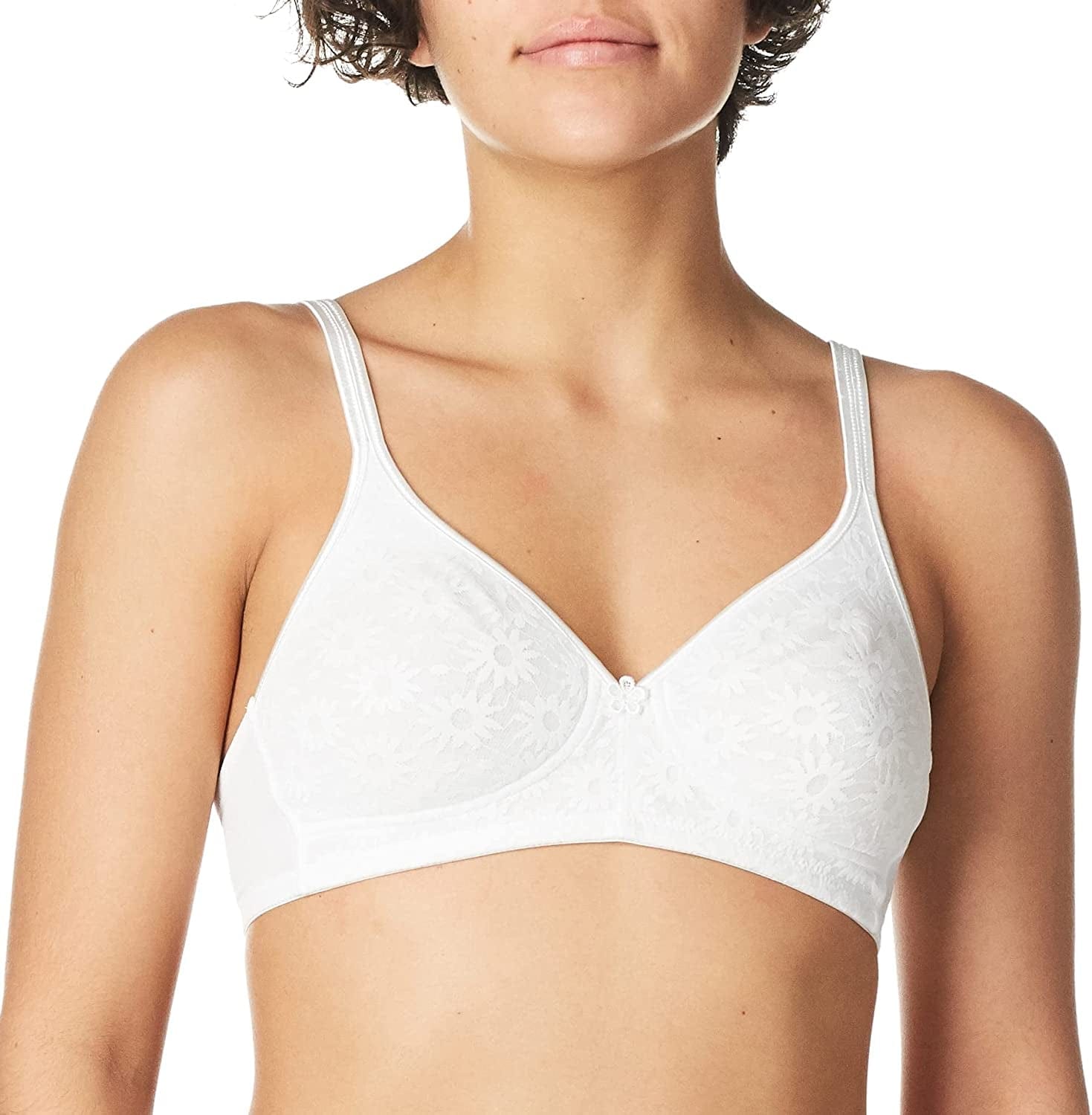Warner'S Women'S Daisy Lace Wire-Free Bra with Plushline