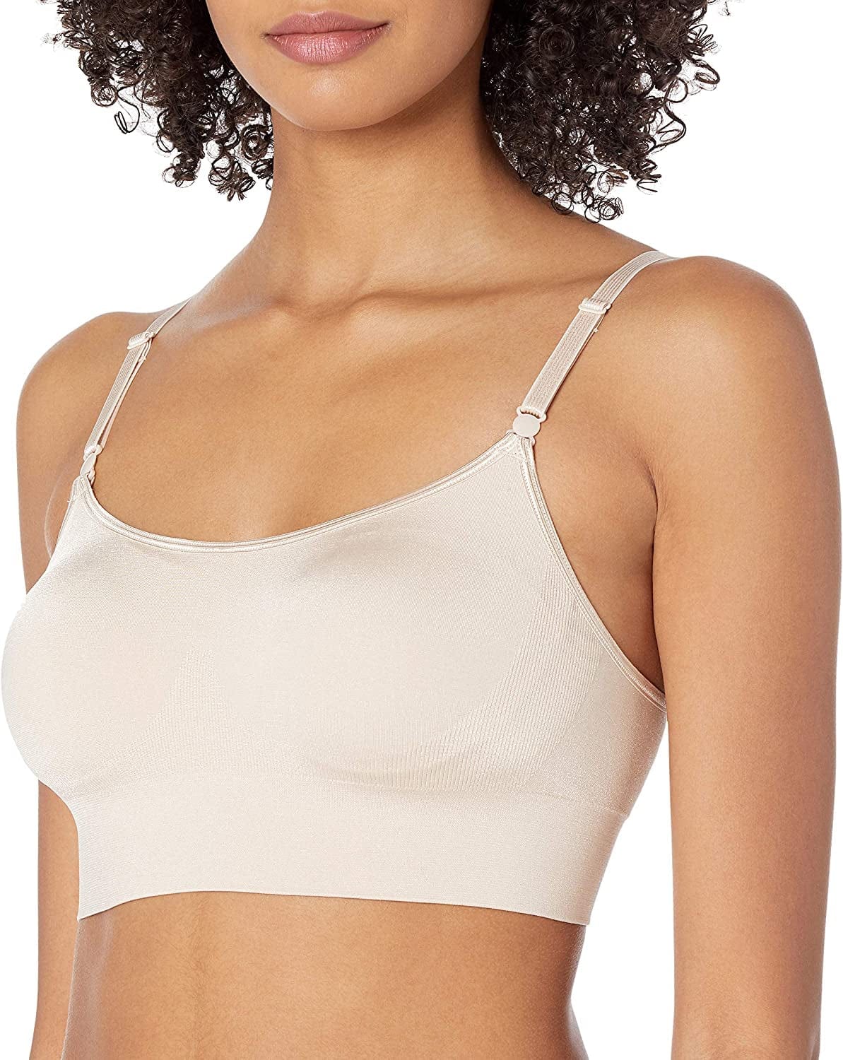 Warner'S Women'S Easy Does It Dig-Free Band with Seamless Stretch Wireless Lightly Lined Convertible Comfort Bra Rm0911A Butterscotch / XX-Large