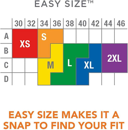 Warner'S Women'S Easy Does It Dig-Free Band with Seamless Stretch Wireless Lightly Lined Convertible Comfort Bra Rm0911A