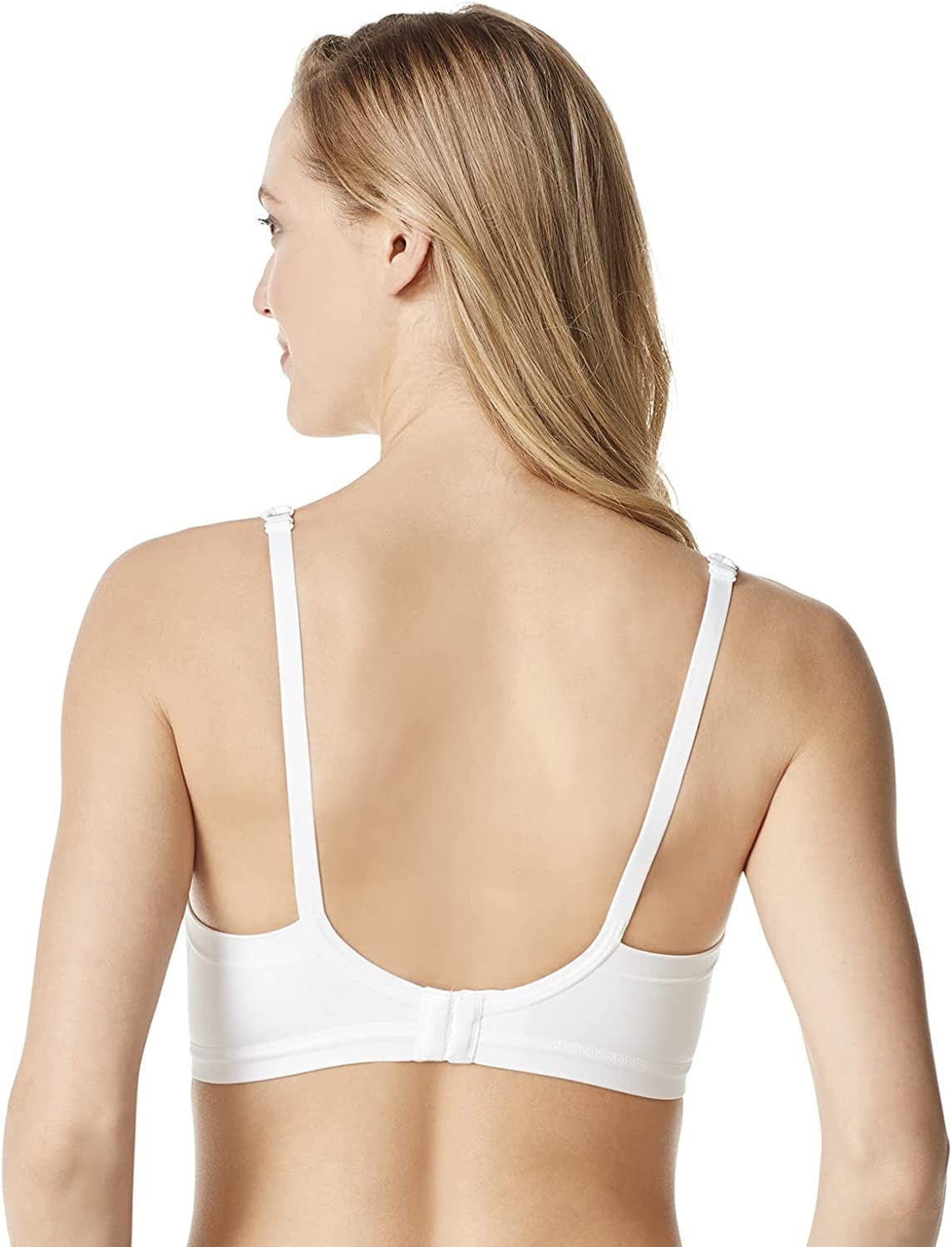 Warner'S Women'S Easy Does It Dig-Free Band with Seamless Stretch Wireless Lightly Lined Convertible Comfort Bra Rm0911A