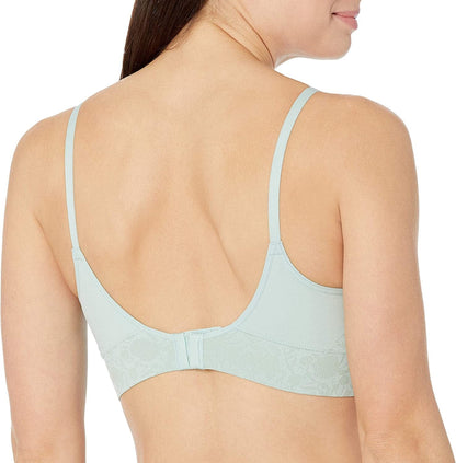 Warner'S Women'S Easy Does It Dig-Free Band with Seamless Stretch Wireless Lightly Lined Convertible Comfort Bra Rm0911F