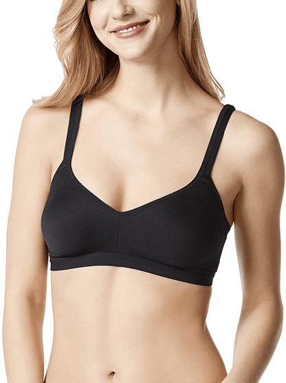 Warner's Women's Easy Does It No Bulge Wire-Free Bra Black / 3X-Large
