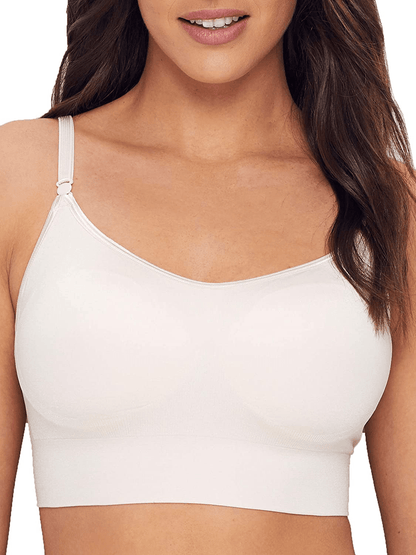 Warner's Women's Easy Does It No Dig Wire-Free Bra Rosewater / X-Large