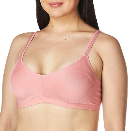 Warner'S Women'S Easy Does It Underarm Smoothing with Seamless Stretch Wireless Lightly Lined Comfort Bra Rm3911A Brandied Apricot / Medium