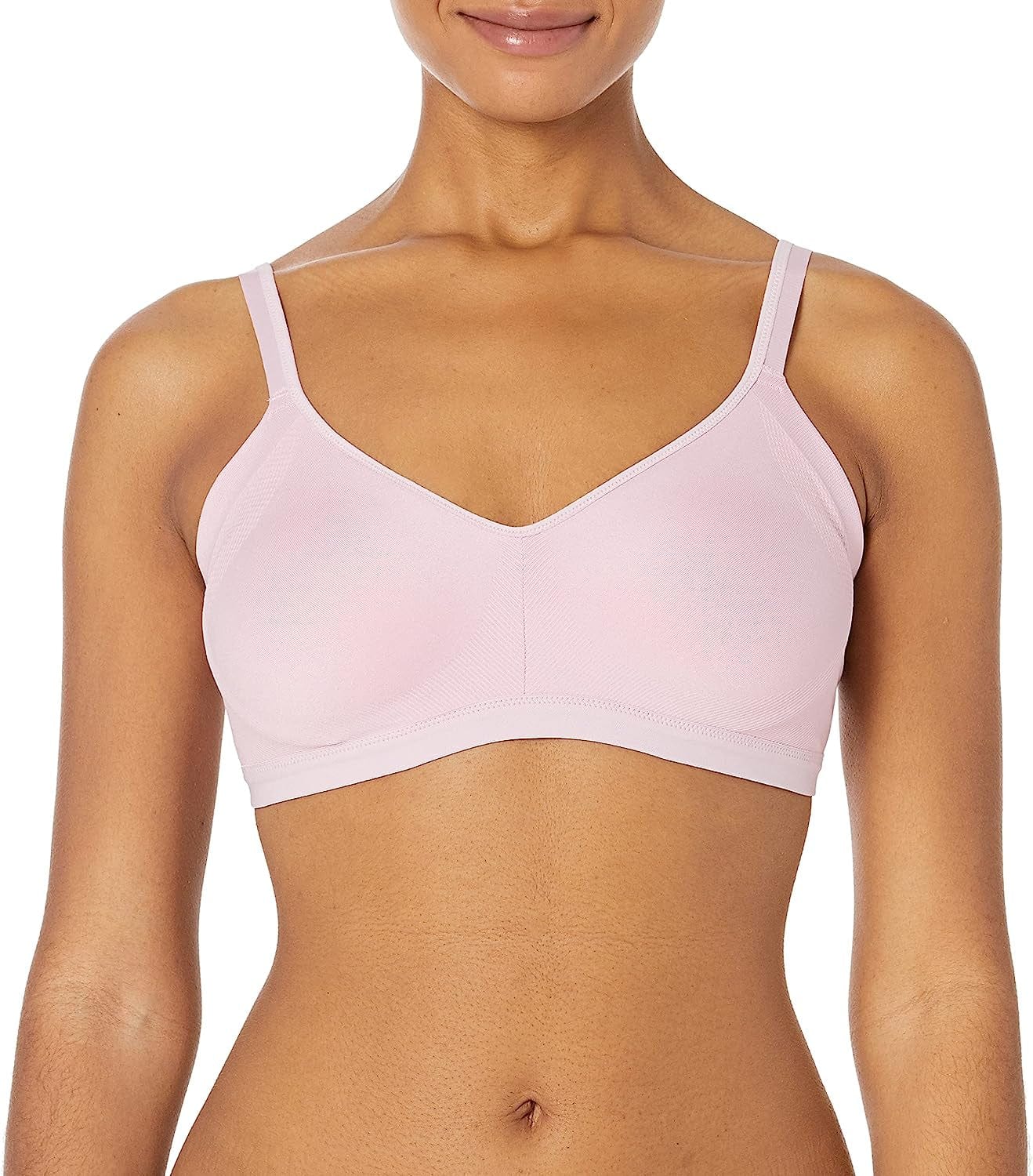 Warner'S Women'S Easy Does It Underarm Smoothing with Seamless Stretch Wireless Lightly Lined Comfort Bra Rm3911A Fragrant Lilac / Small