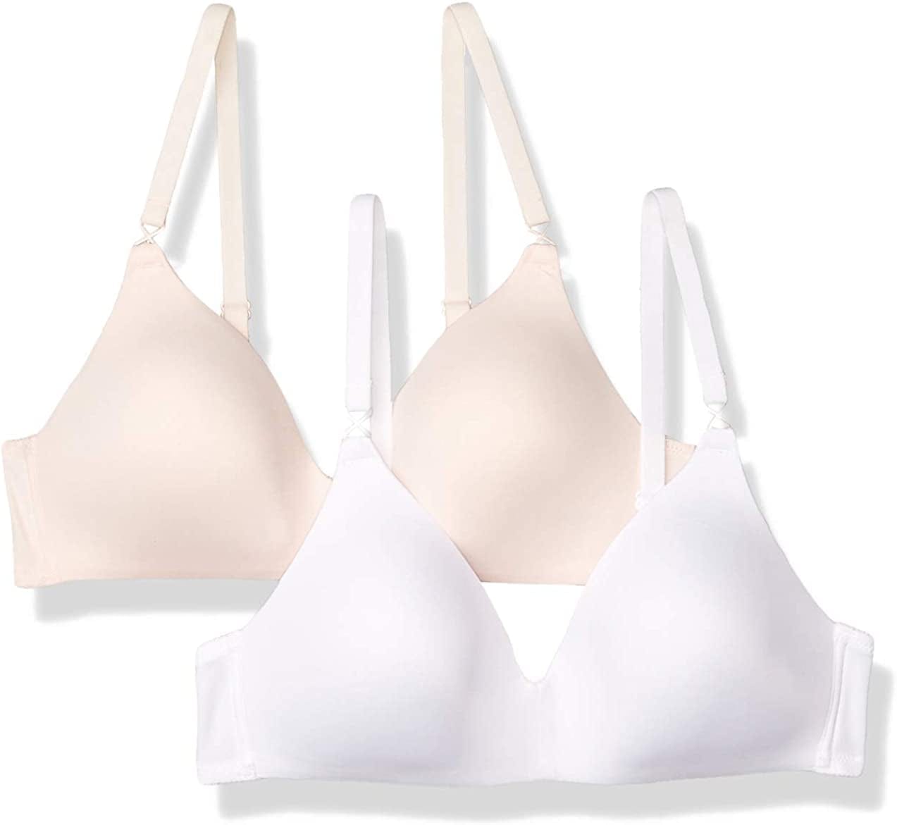 Warner'S Women'S Elements of Bliss Wirefree Lift Bra White/Rosewater / 2 / 38C