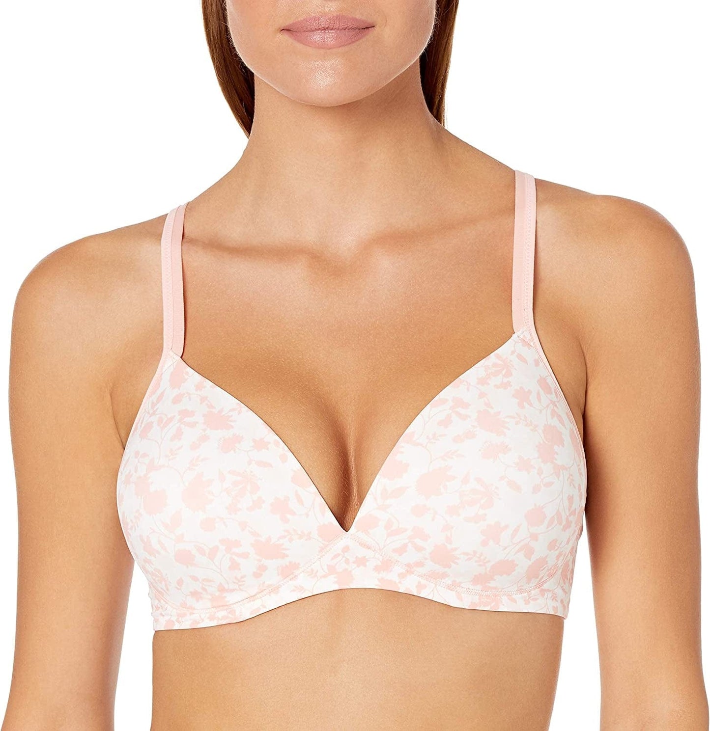 Warner'S Women'S Elements of Bliss Wirefree Lift Bra Peach Glow Vintage Silhoutte / 1 / 36D