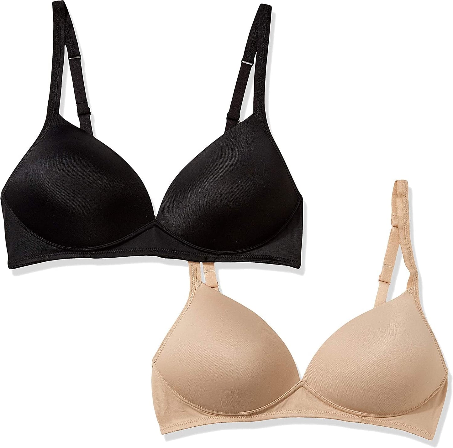 Warner'S Women'S Elements of Bliss Wirefree Lift Bra Toasted Almond/Black / 2 / 38C