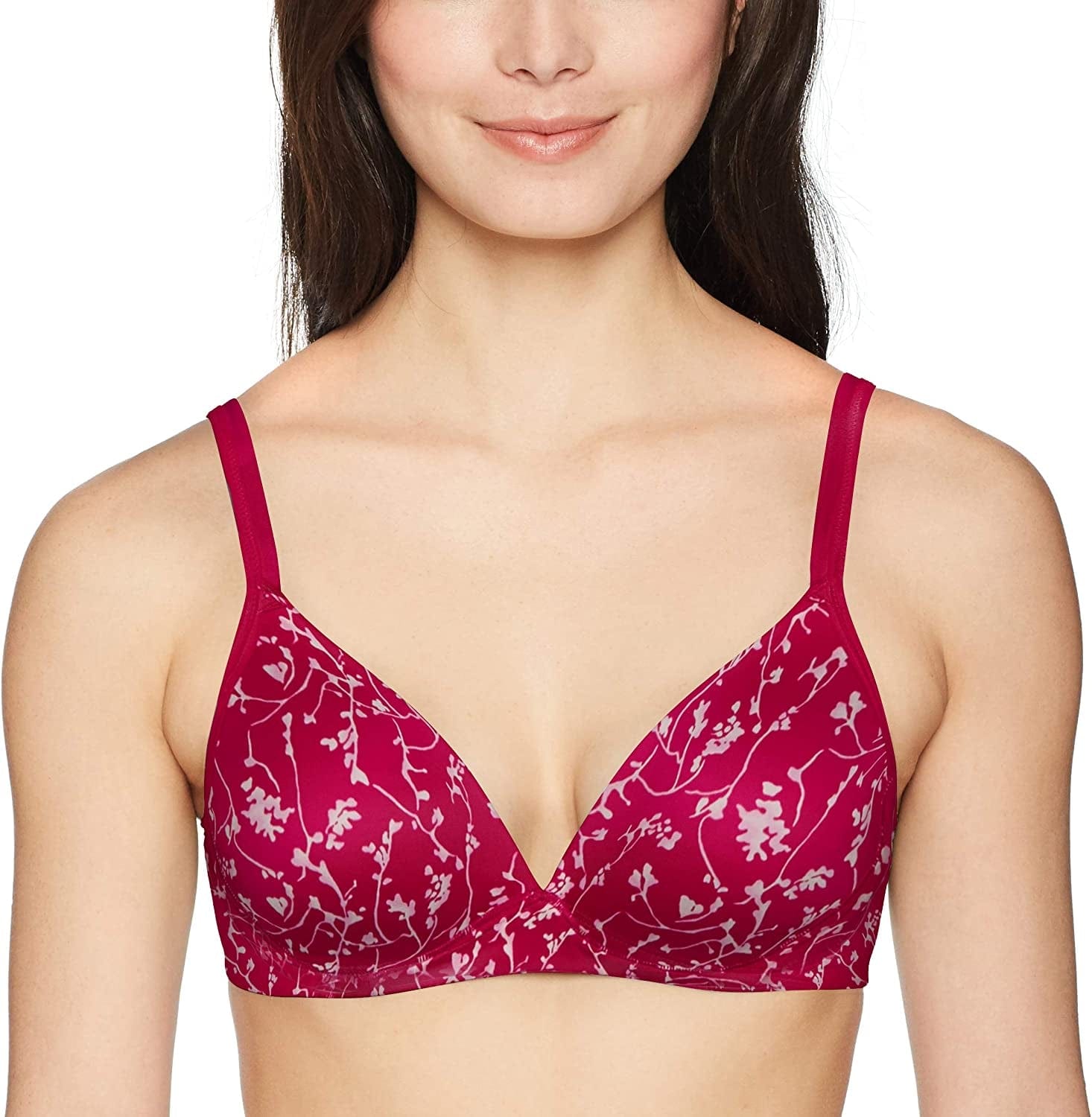 Warner'S Women'S Elements of Bliss Wirefree Lift Bra Cherries Jubilee Magic Vines / 1 / 36D