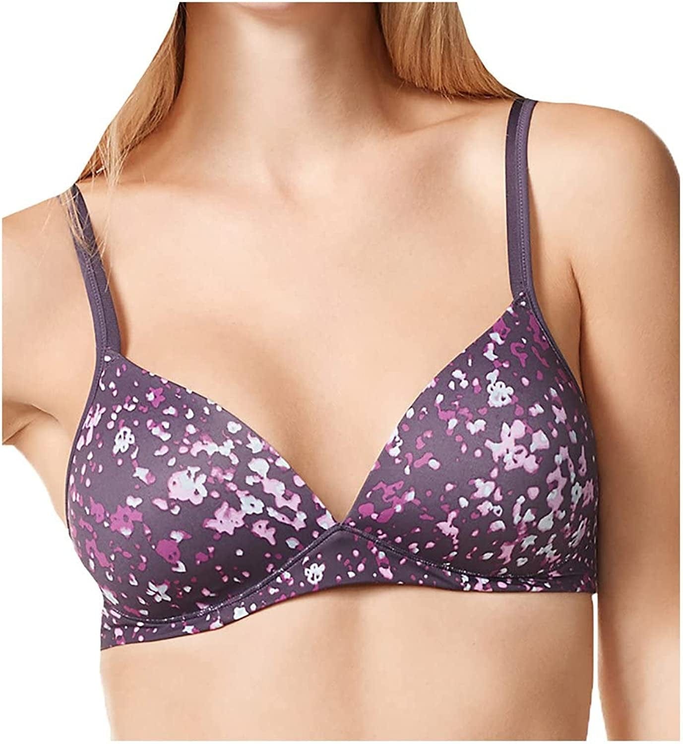 Warner'S Women'S Elements of Bliss Wirefree Lift Bra Mysterioso Fractal Floral / 1 / 34A