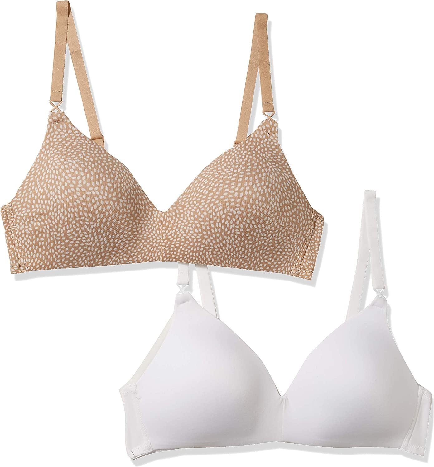 Warner'S Women'S Elements of Bliss Wirefree Lift Bra White / Rice Dot Print / 2 / 36B