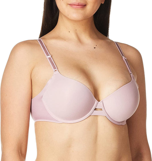 Warner'S Women'S No Side Effects Full Coverage Underwire Bra Mauve Shadows / 40C