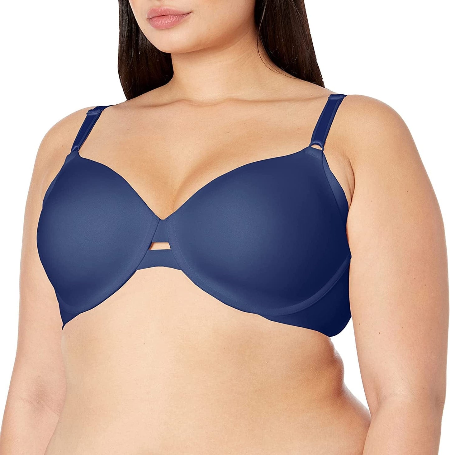 Warner'S Women'S No Side Effects Full-Coverage Underwire Bra Navy Ink / 36D