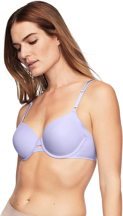 Warner'S Women'S No Side Effects Underarm-Smoothing Comfort Underwire Lightly Lined T-Shirt Bra 1356 Aurora / 38B