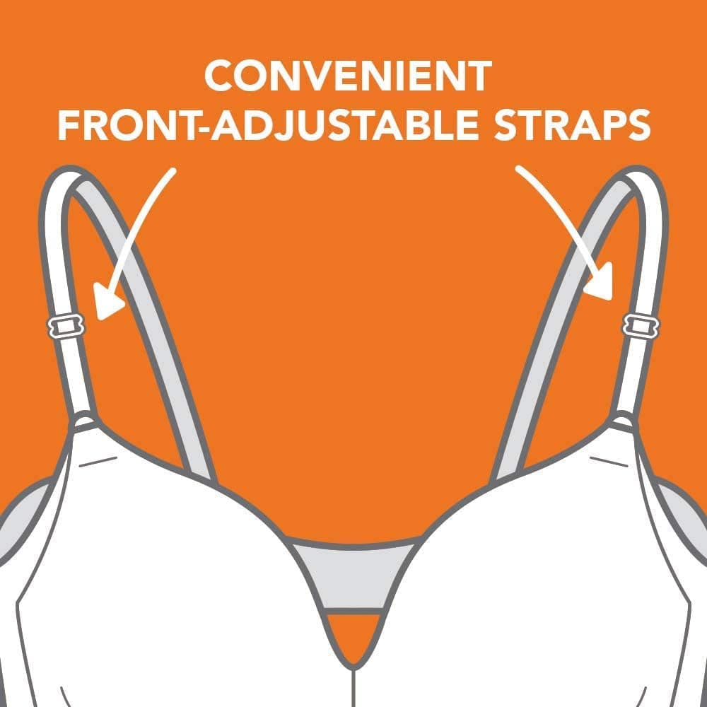 Warner'S Women'S No Side Effects Underarm-Smoothing Comfort Wireless Lightly Lined T-Shirt Bra 1056