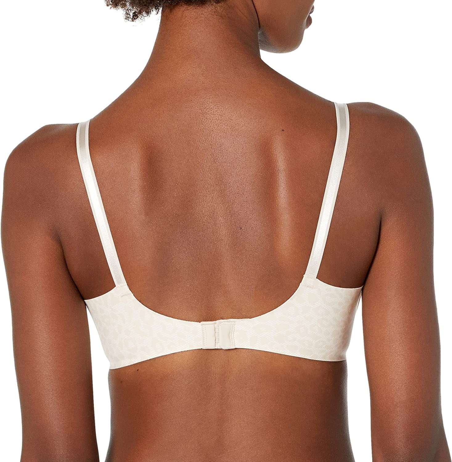 Warner'S Women'S No Side Effects Underarm-Smoothing Comfort Wireless Lightly Lined T-Shirt Bra 1056, Inverse Animal Butterscotch, 38C