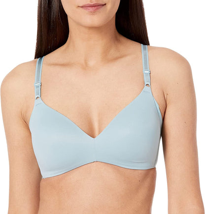Warner'S Women'S No Side Effects Underarm-Smoothing Comfort Wireless Lightly Lined T-Shirt Bra Tourmaline / 36C