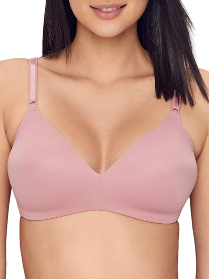 Warner'S Women'S No Side Effects Underarm-Smoothing Comfort with Breathable Mesh Wireless Lightly Lined T-Shirt Bra Rm3481A Sunblush / 40DD