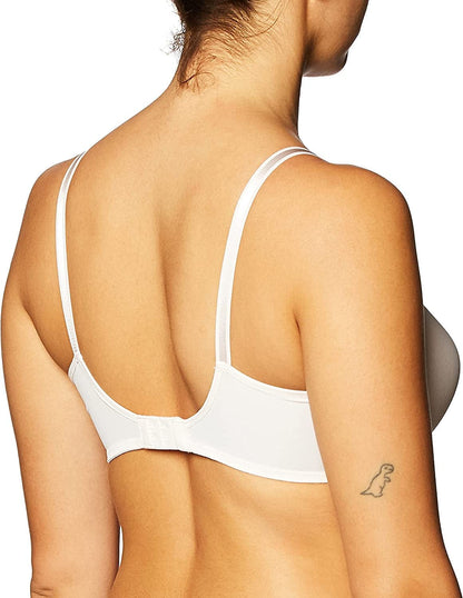 Warner'S Women'S No Side Effects Underarm-Smoothing Comfort with Breathable Mesh Wireless Lightly Lined T-Shirt Bra Rm3481A