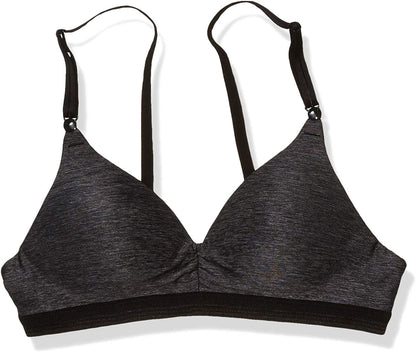 Warner'S Women'S plus Size Simply Perfect Cool and Dry Wireless Lightly Lined Comfort Bra Rm3281T Dark Gray / 36A