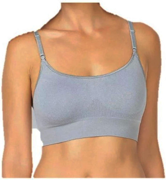 Warner'S Women'S plus Size Simply Perfect Dig-Free Band Wireless Lightly Lined Convertible Comfort Bra Rm0911T Grey Heather / Large