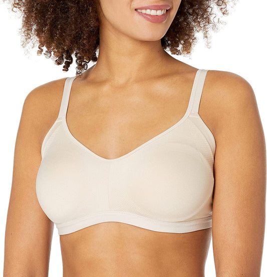 Warner'S Women'S Plus-Size Simply Perfect Easy Sized No Bulge Wirefree Bra Butterscotch / Large