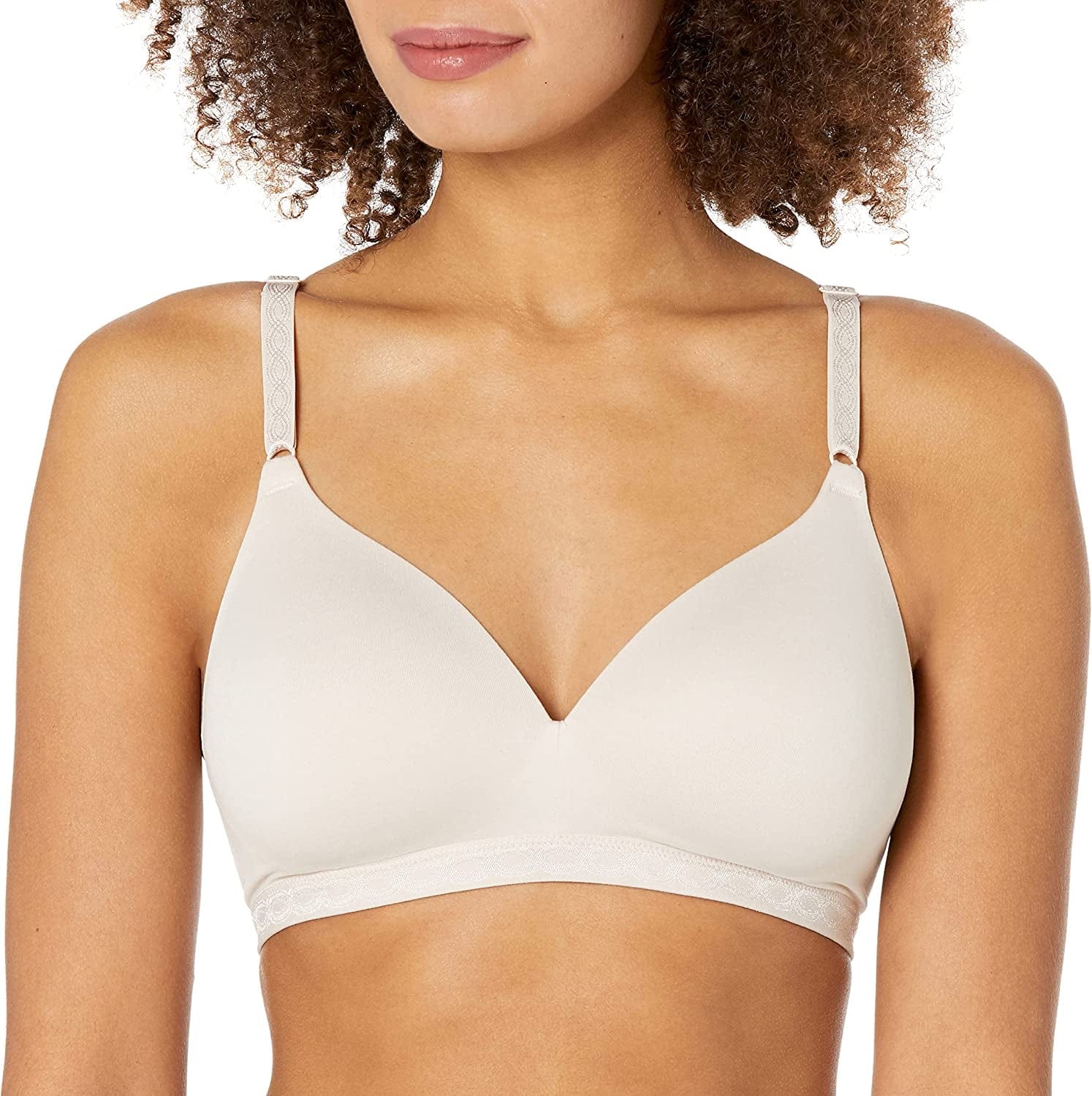Warner'S Women'S plus Size Simply Perfect Super Soft Wireless Lightly Lined Comfort Bra Rm1691T Butterscotch / 34B