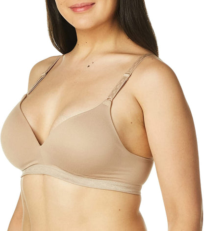 Warner'S Women'S plus Size Simply Perfect Super Soft Wireless Lightly Lined Comfort Bra Rm1691T Toasted Almond / 34A