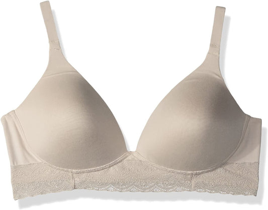 Warner'S Women'S Plus-Size Simply Perfect Supersoft Lace Wirefree Bra Butterscotch / 34B