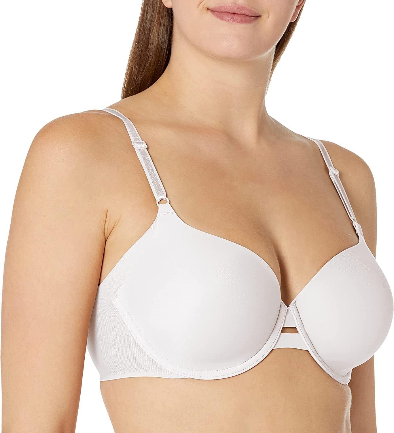 Warner'S Women'S plus Size Simply Perfect Underarm-Smoothing Comfort Underwire Lightly Lined T-Shirt Bra Ta4356 White / 38DD