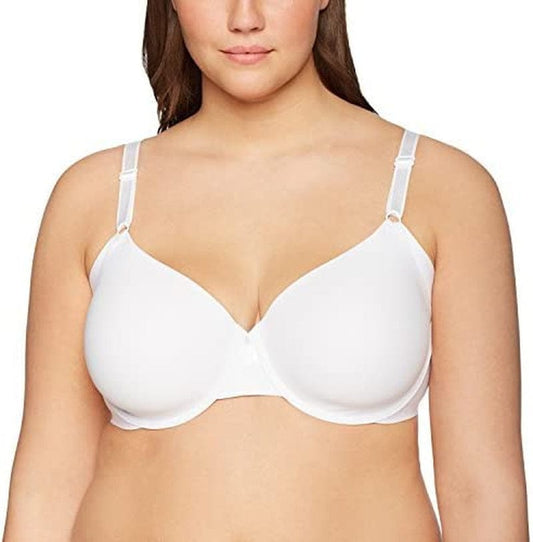 Warner'S Women'S Plus-Size Simply Perfect Underarm Smoothing Underwire Bra White / 40DDD
