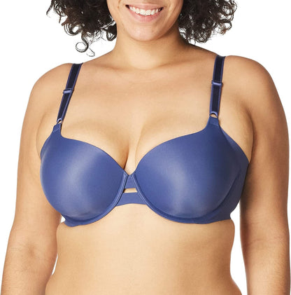 Warner'S Women'S Simply Perfect Underarm Smoothing with Seamless Stretch Wireless Lightly Lined Comfort Bra Rm3911T White Rosewater Contrast / Small