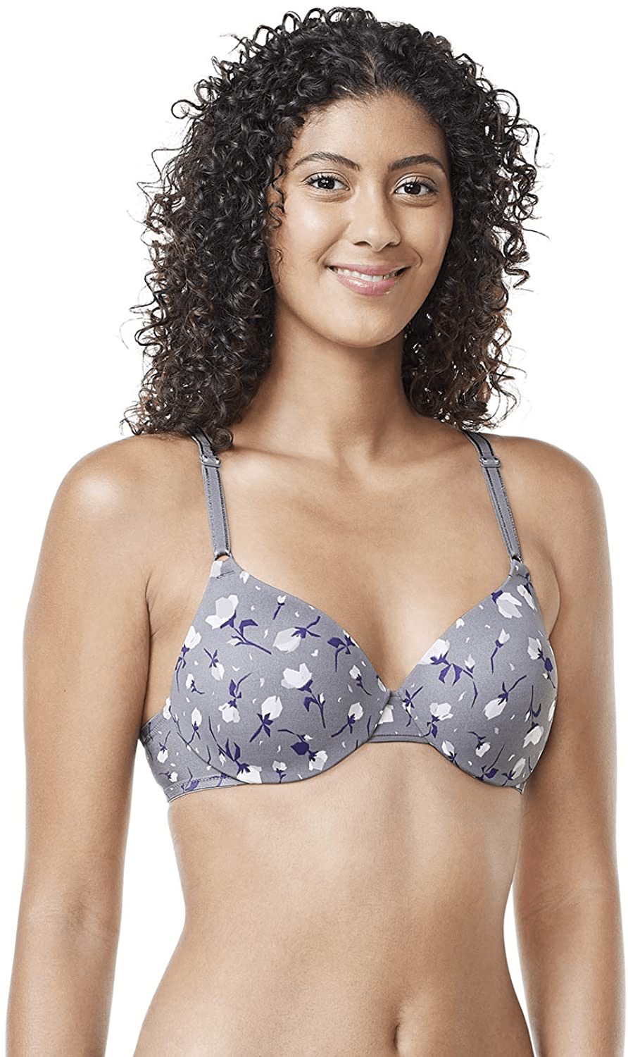 Warner’s Women’s This Is Not A Bra Full-Coverage Underwire Bra Excalibur Geo Floral / 34D
