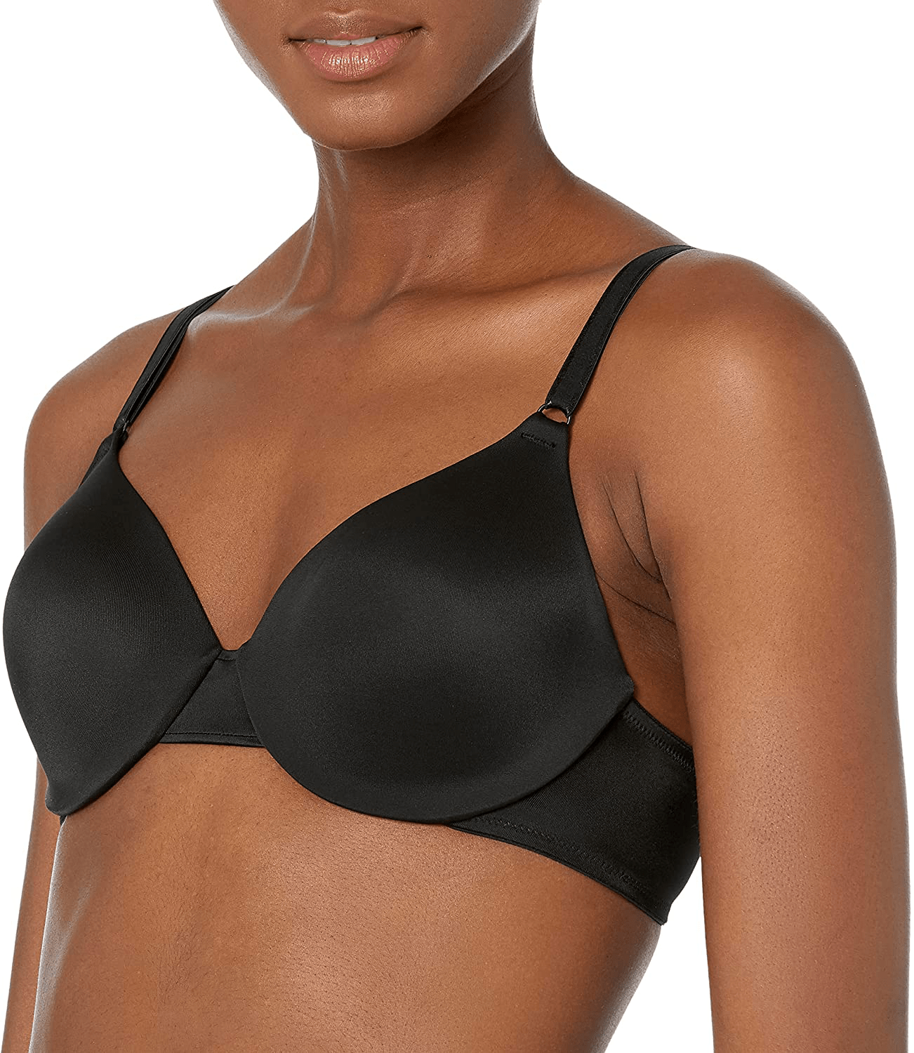 Warner’s Women’s This Is Not A Bra Full-Coverage Underwire Bra Rich Black / 34D