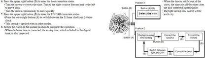 Watches JY8035-04E Navihawk A-T Eco-Drive Perpetual Chrono Strap Watch Black