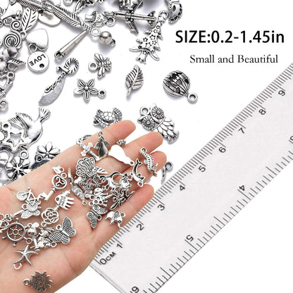 Wholesale Bulk Charms Tibetan Silver Alloy Small Pendant Bracelet Charms Necklace Pendant Handmade DIY Jewelry Tibetan Silver Accessories