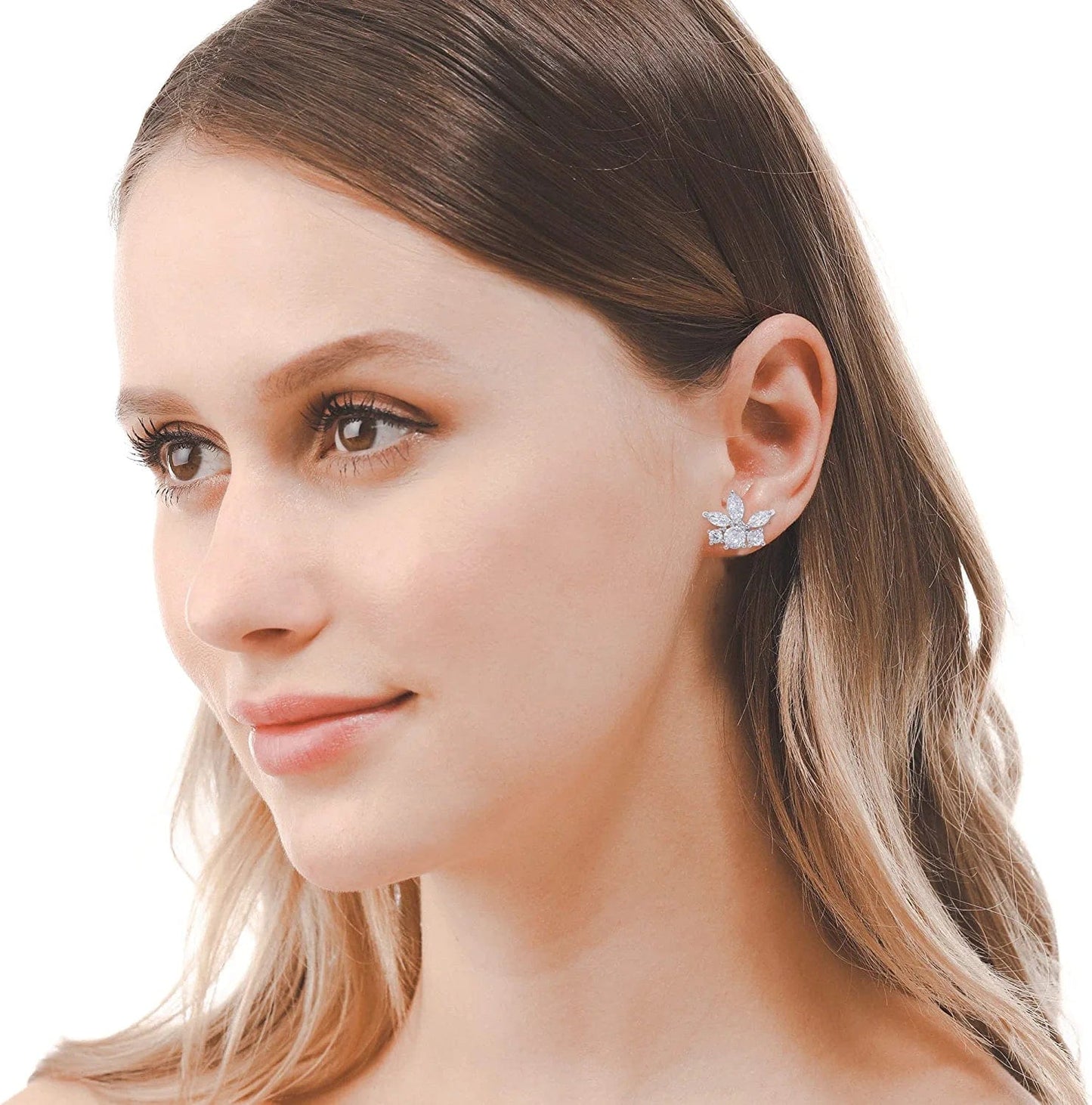 Will You Be My Bridesmaid Jewelry Set for Wedding of 4 6 8 Bridesmaid Teardrop Necklace Earrings Set,Bridesmaid Proposal Gifts Set
