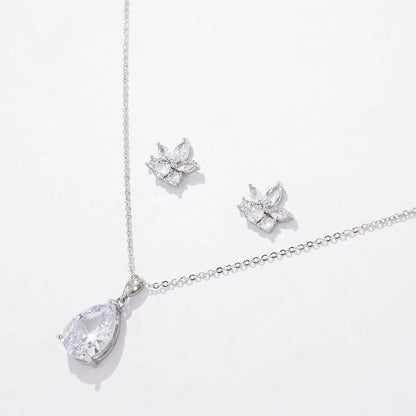 Will You Be My Bridesmaid Jewelry Set for Wedding of 4 6 8 Bridesmaid Teardrop Necklace Earrings Set,Bridesmaid Proposal Gifts Set