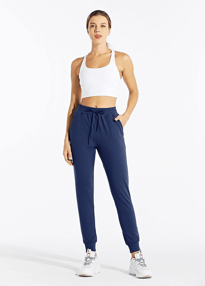 Willit Women'S Fleece Lined Joggers Warm Pants Running Thermal Sweatpants Winter Athletic Water Resistant with Pockets Apparel & Accessories > Clothing > Activewear Kylie Max   