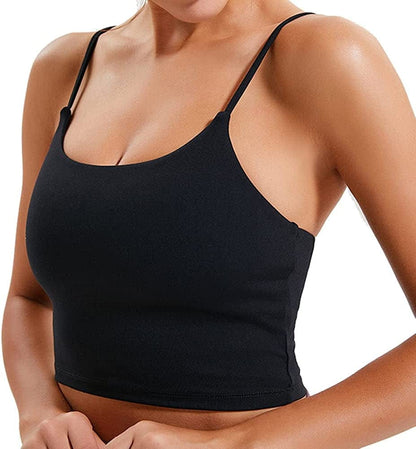 Willit Women'S Padded Sports Bra Yoga Fitness Workout Running Shirts Athletic Bra Top Black / X-Large
