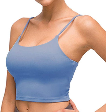 Willit Women'S Padded Sports Bra Yoga Fitness Workout Running Shirts Athletic Bra Top Teal Green / Large