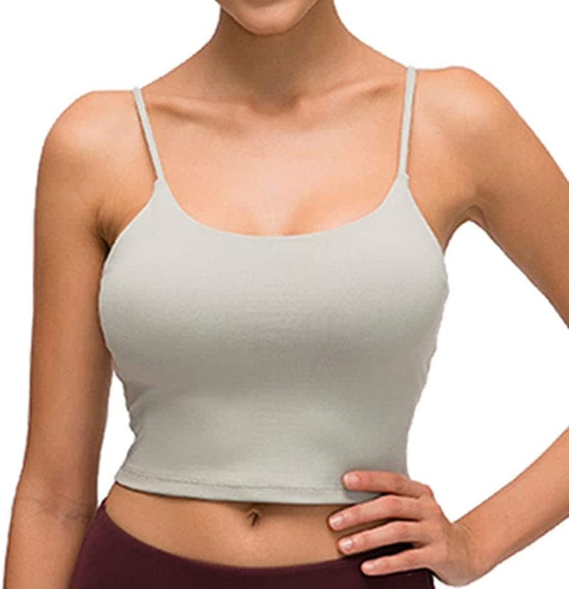 Willit Women'S Padded Sports Bra Yoga Fitness Workout Running Shirts Athletic Bra Top Jasmine Green / Large