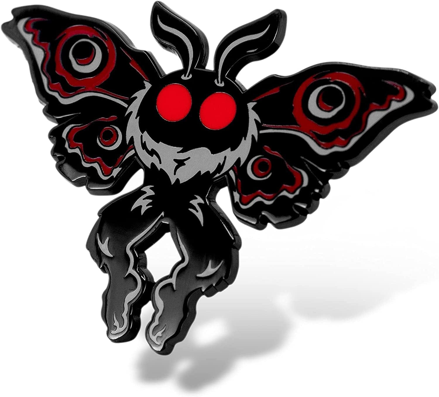 Winks for Days Mothman Cryptid Creature Hard Enamel Lapel Pin