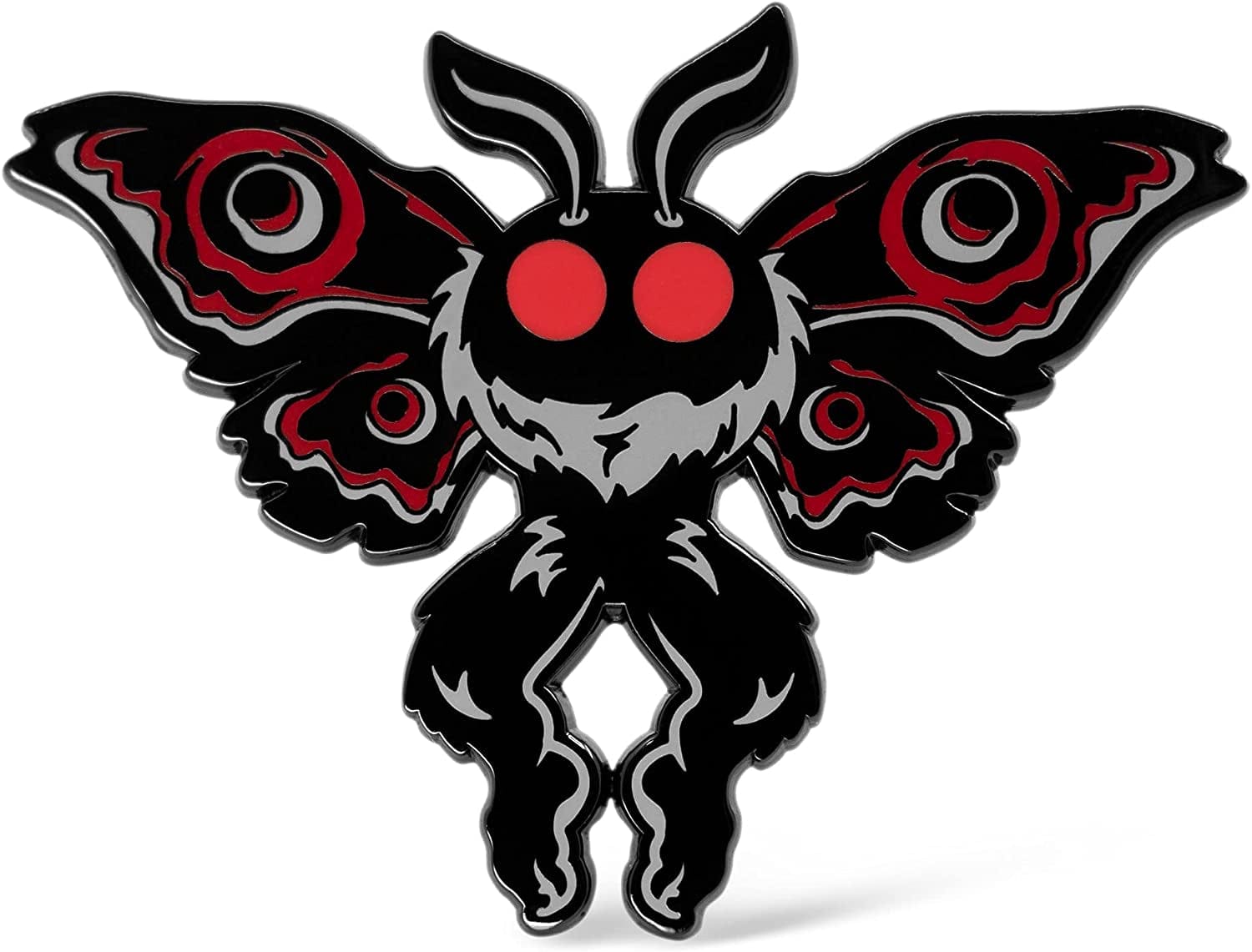 Winks for Days Mothman Cryptid Creature Hard Enamel Lapel Pin