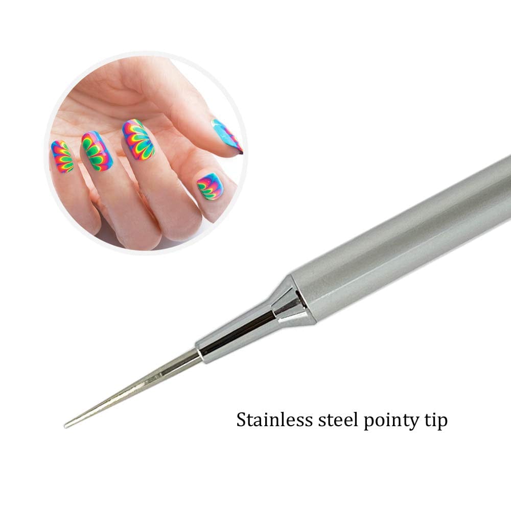 Winstonia Nail Art Water Marble Tool for Watermarbling Pattern Manicure – Pointy Stainless Steel Picker Pen Health & Beauty > Personal Care > Cosmetics > Cosmetic Tools > Nail Tools Winstonia   