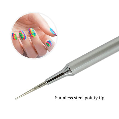 Winstonia Nail Art Water Marble Tool for Watermarbling Pattern Manicure – Pointy Stainless Steel Picker Pen Health & Beauty > Personal Care > Cosmetics > Cosmetic Tools > Nail Tools Winstonia   